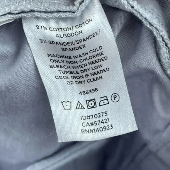 Loft Chino Shorts Womens 8 Blue 3097 - Picture 7 of 9